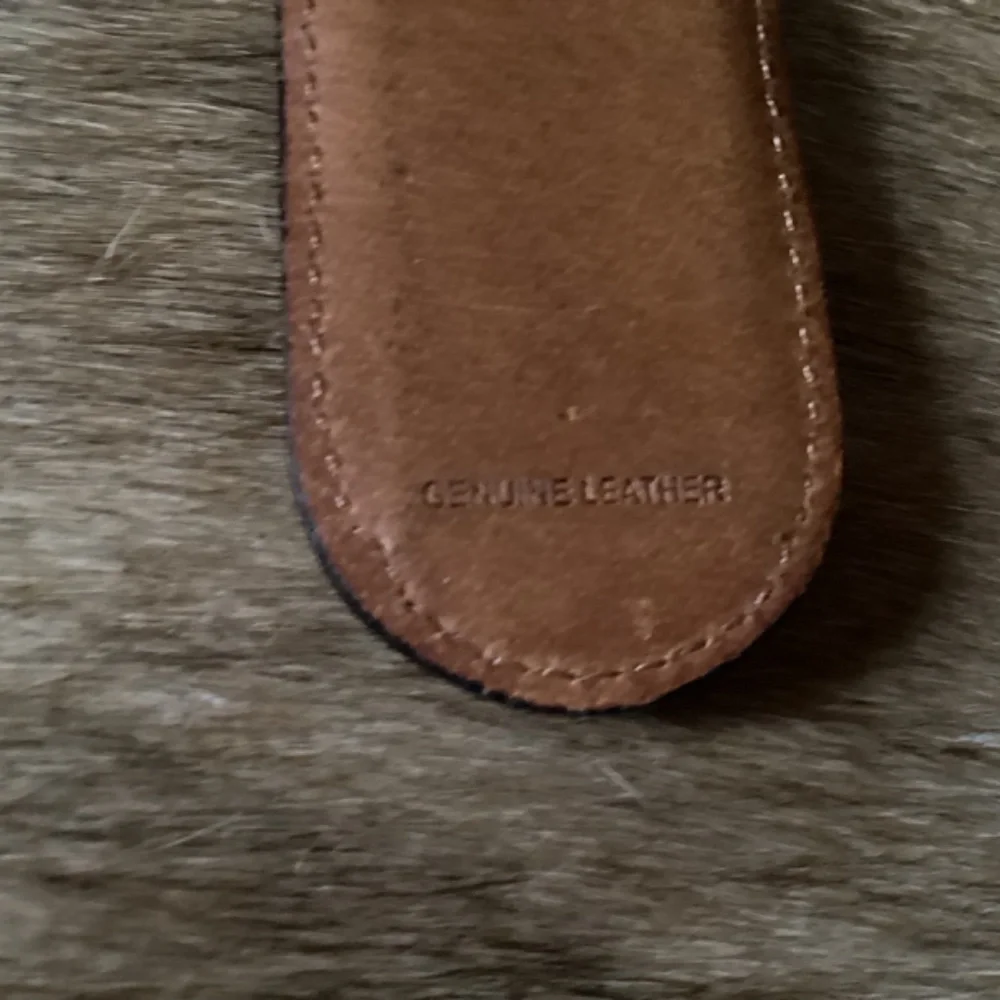 Fossil Black Leather Money Clip